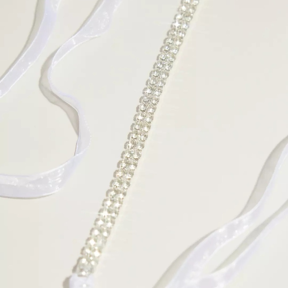 Two Strand Rhinestone Sash